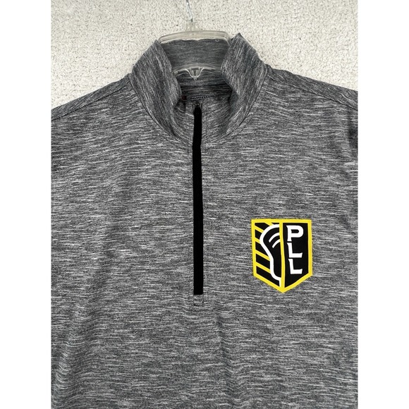 Champion Other - Champion Shirt Mens M Premier Lacrosse League PLL Quarter Zip Gray Long Sleeve